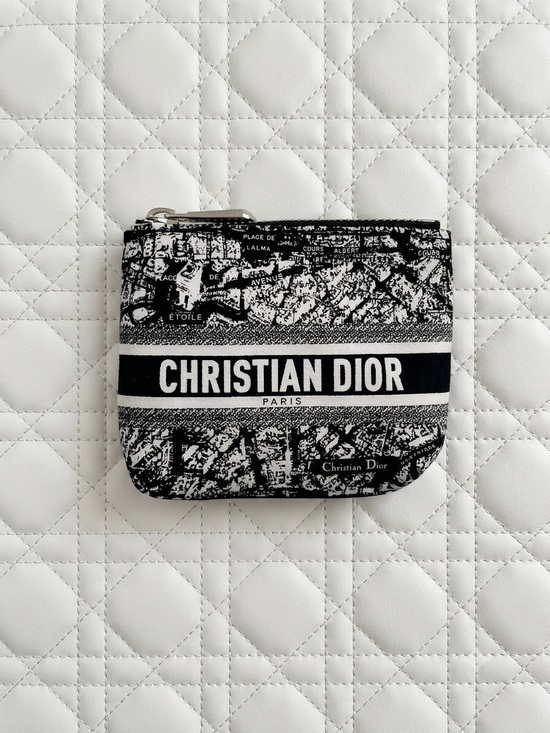 Dior Handbags - Christian Dior Beauty Black & White Coin Pouch